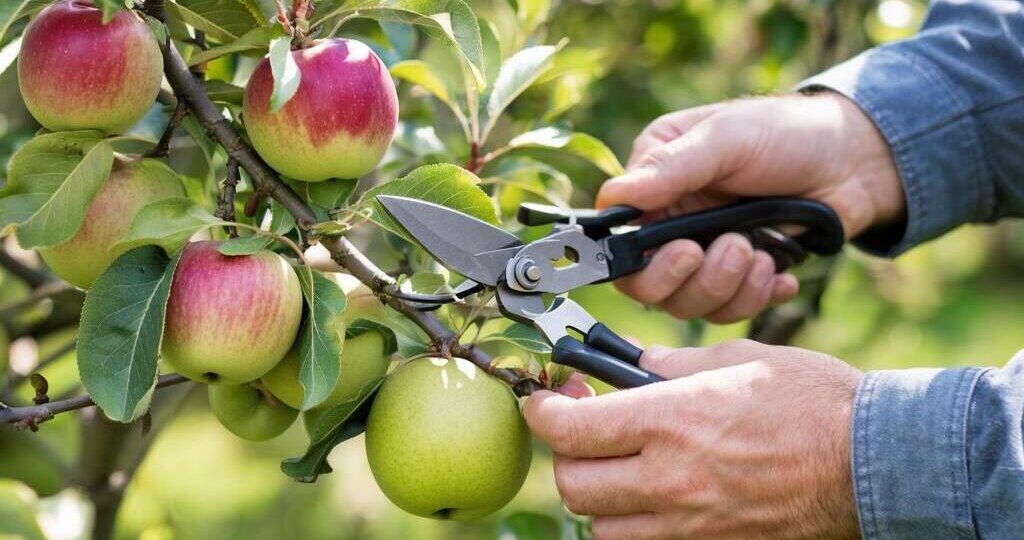 Обрезка саженцев плодовых деревьев (яблоня, груша, слива) после посадки