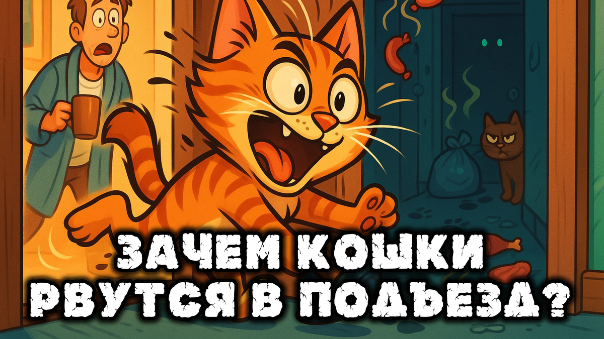 Почему Кошки Бегут В Подъезд?