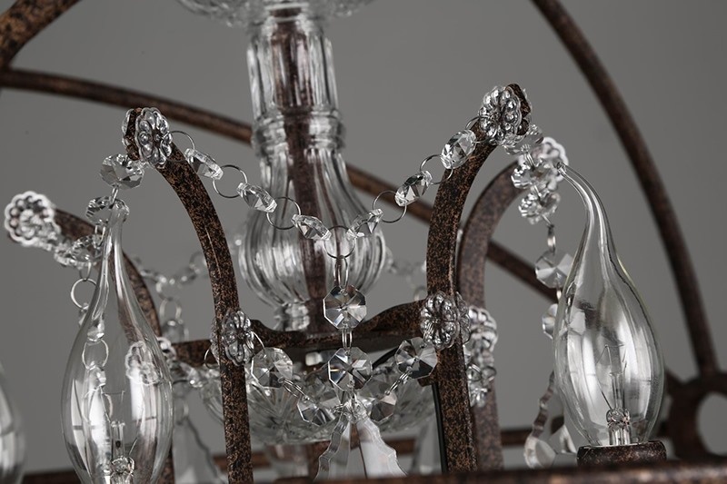 Подвесная кованая люстра "Кованый шар" с хрусталем - https://mos-lustry.com/products/podvesnaya-kovanaya-lyustra-kovanyy-shar-s-hrustalem-7654288.html