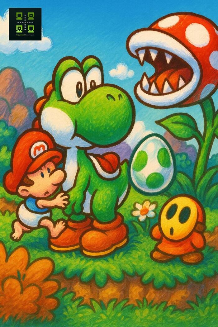 🗓 05.08.1995 — Релиз Super Mario World 2: Yoshi’s Island [вехи_истории]