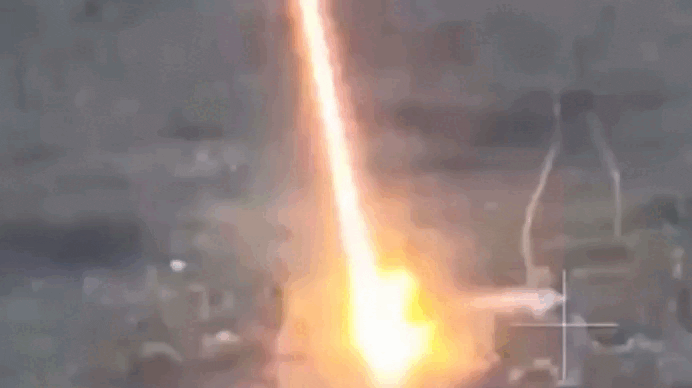    Боевое применение "Стрел смерти". Кадры с Telegram-канала "Военная хроника"