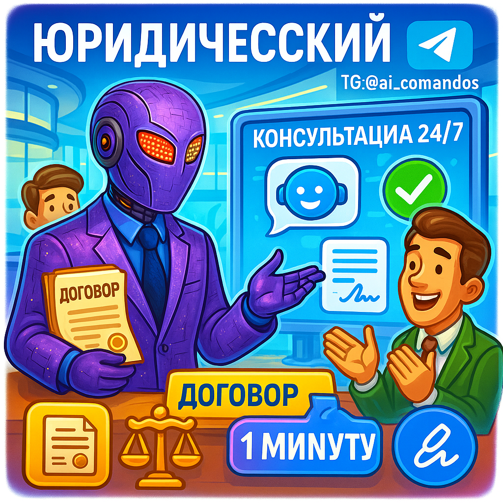    Юридический ИИ: Как нейросети экономят 80% времени на договорах и отвечают на 99% вопросов клиентов без юриста Дмитрий Попов | Comandos.ai