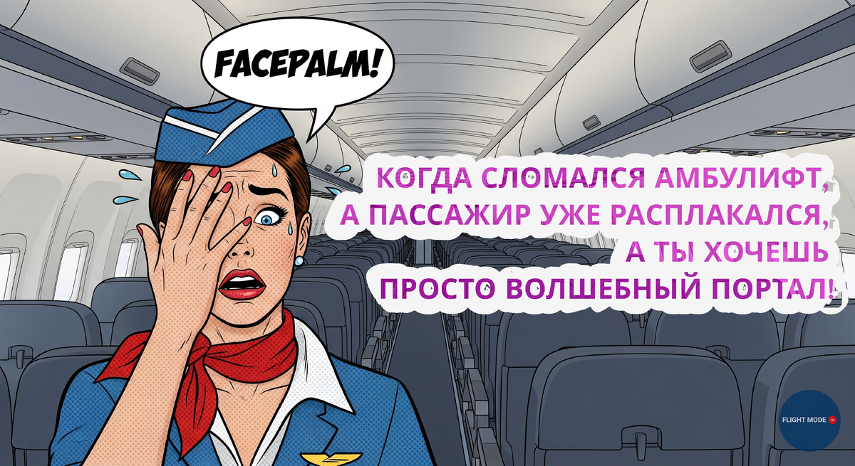 #амбулифт #инвалидность #стюардесса