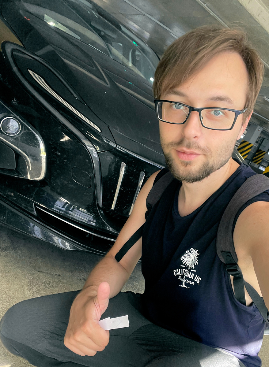 Я и новая машинка