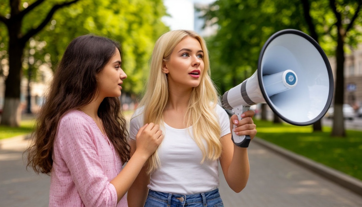 Образы В+Н. Образ В - значим, но мегафон у образа Н!