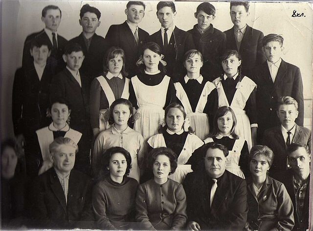 Александр Бакута. Школьные годы чудесные..! 1967г 8 класс.... 