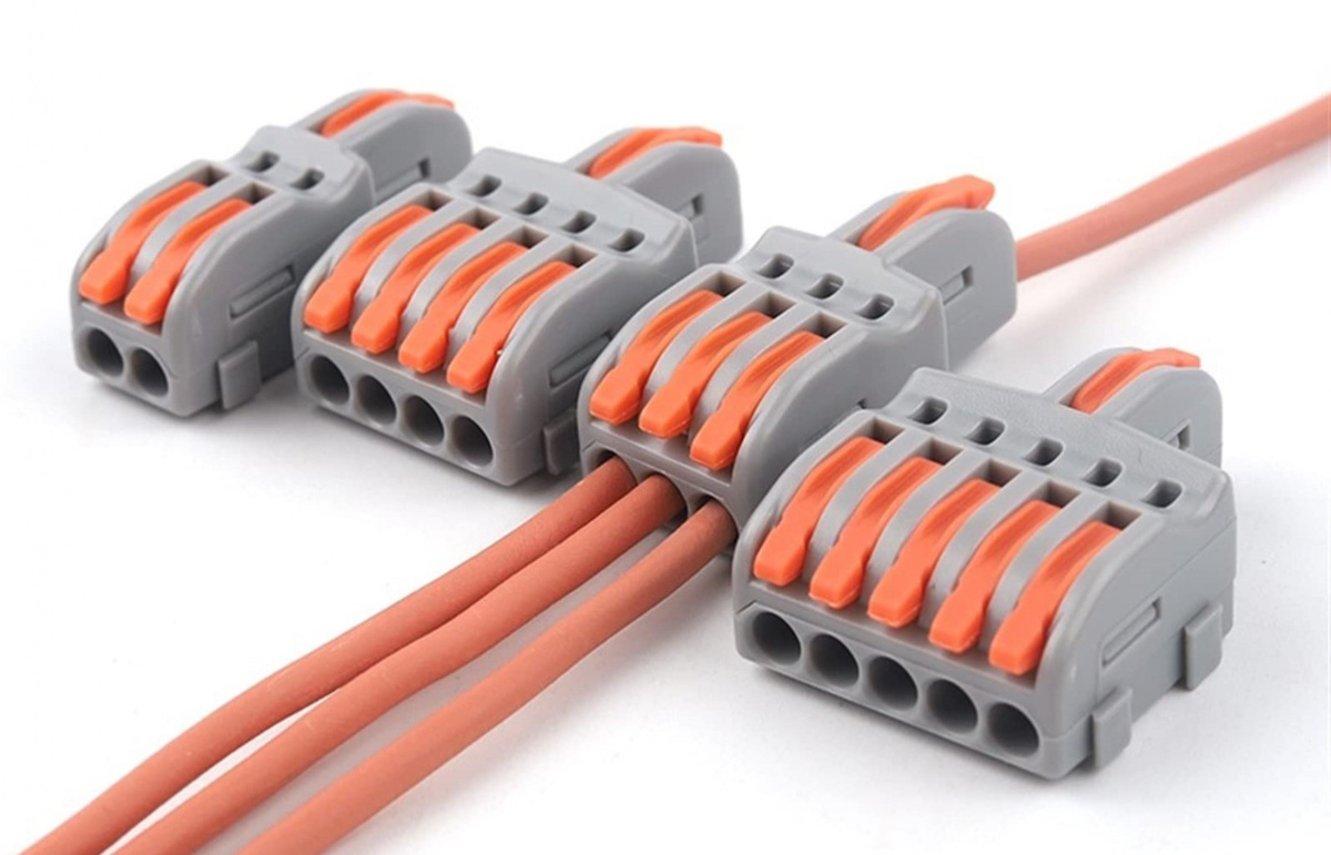 Пример зажимов для проводов