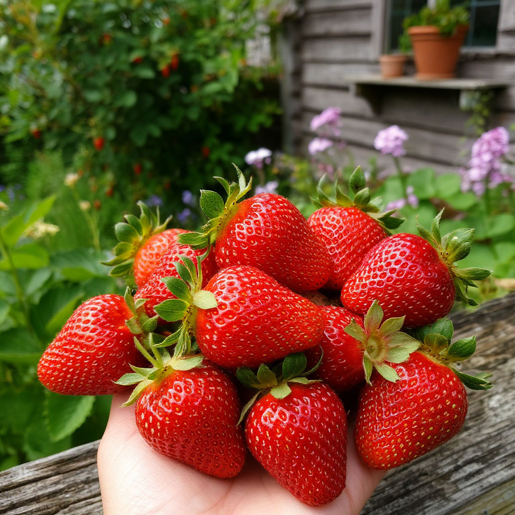 Урожай клубники