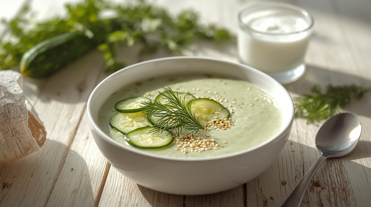 Суп-пюре "Огуречный"