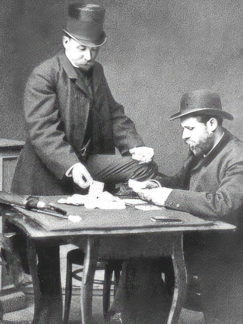 Отец Александра Вертинского Николай Петрович с братом Феофаном