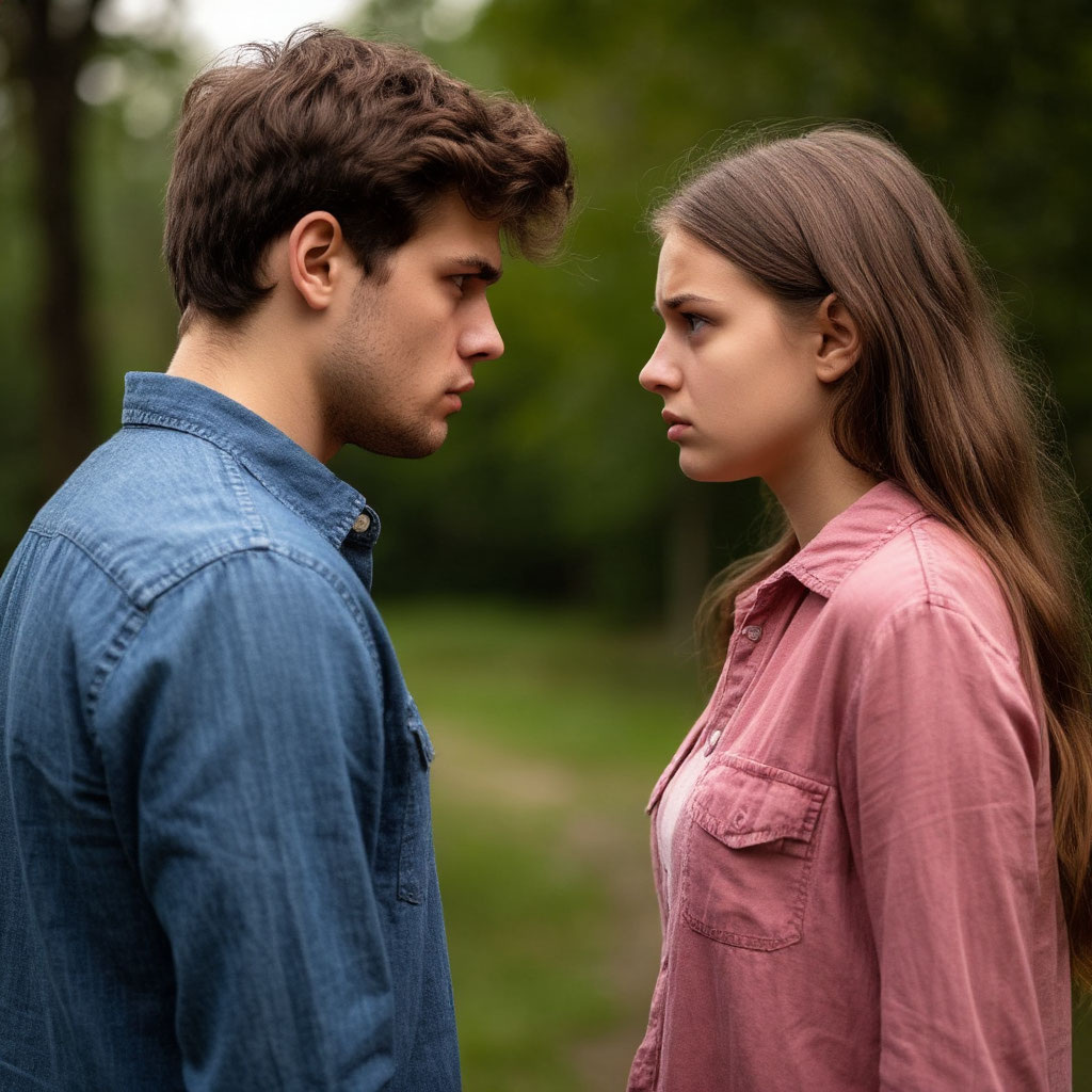 Обиженная пара. Источник: ИИ