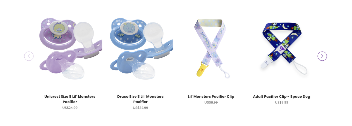    Пустышки для взрослых Pacifier Addict