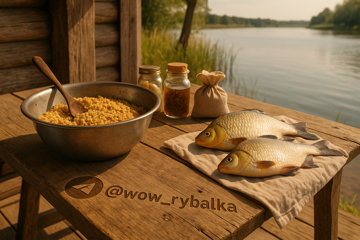 Когда магазинная прикормка не спасает: проверенные рецепты для леща и карася в августе