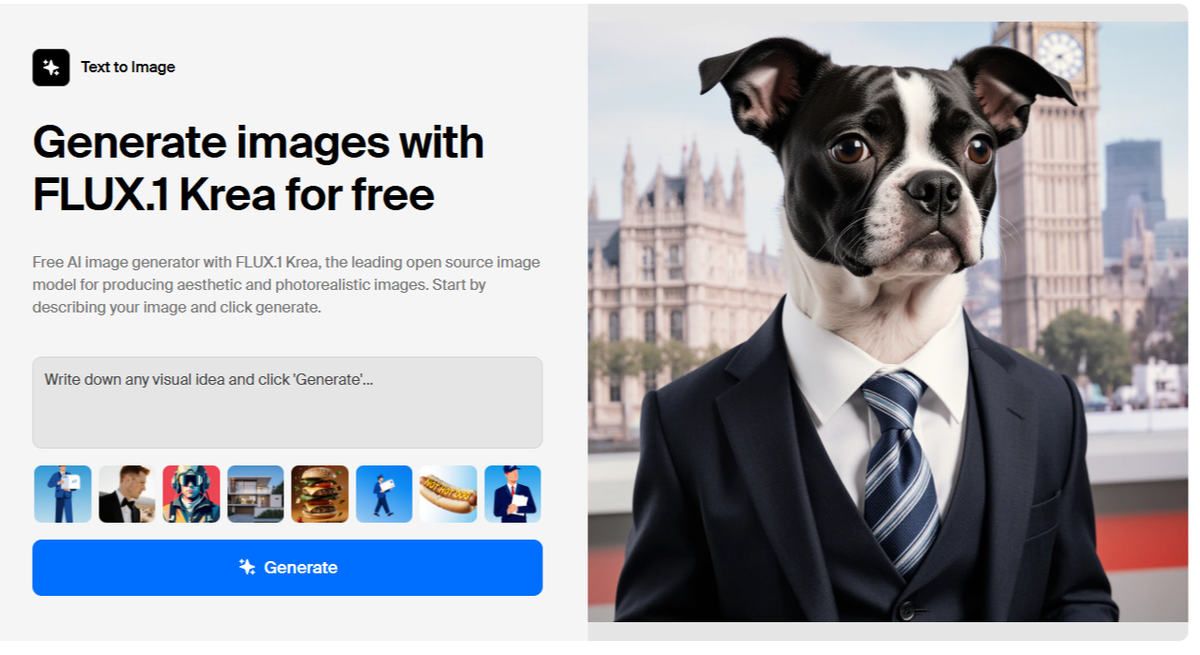 Print Screen с сайта https://www.krea.ai/apps/image/flux-krea