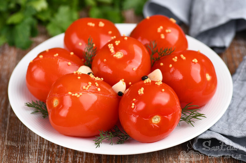 Как же это вкусно! Ядреные помидоры и суточные малосольные помидоры (2 лучших варианта)