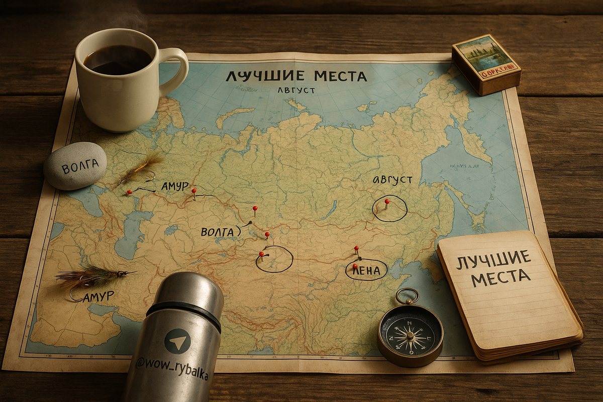 Рейтинг лучших рыболовных мест России в августе — мой топ‑10