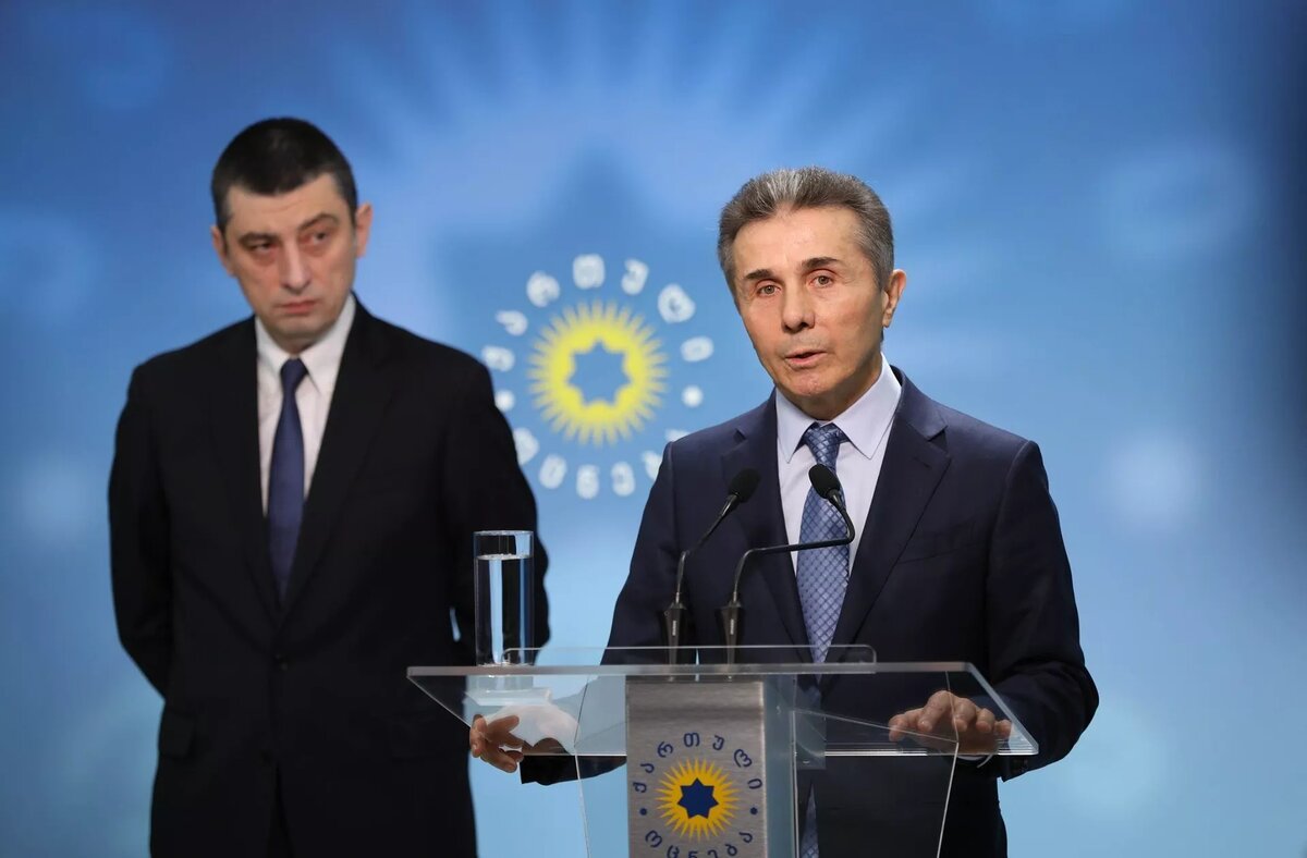Бидзина Иванишвили и Георгий Гахария