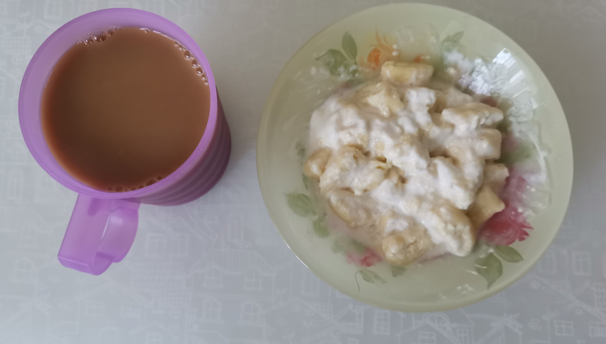 Завтрак. Фото автора.