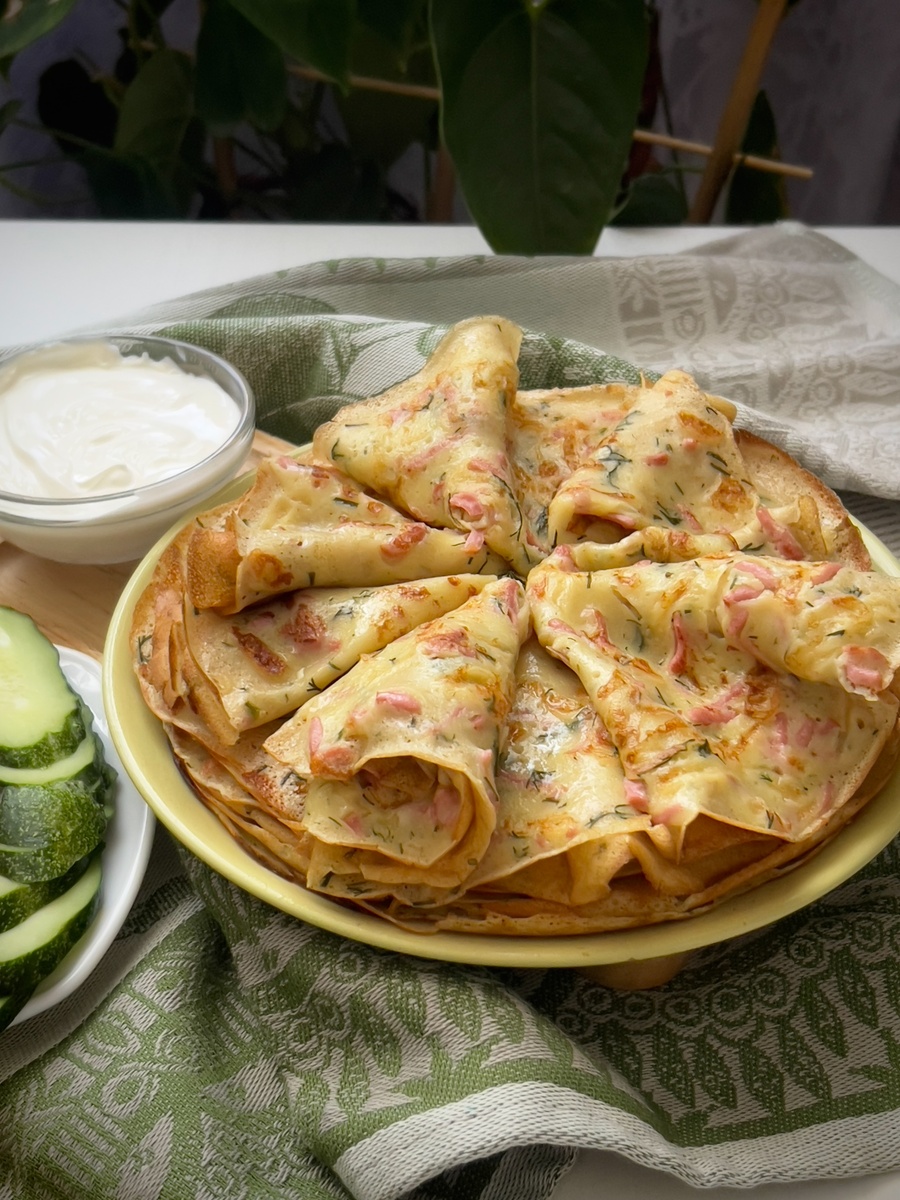 Рецепт блинов от Дины Селиной