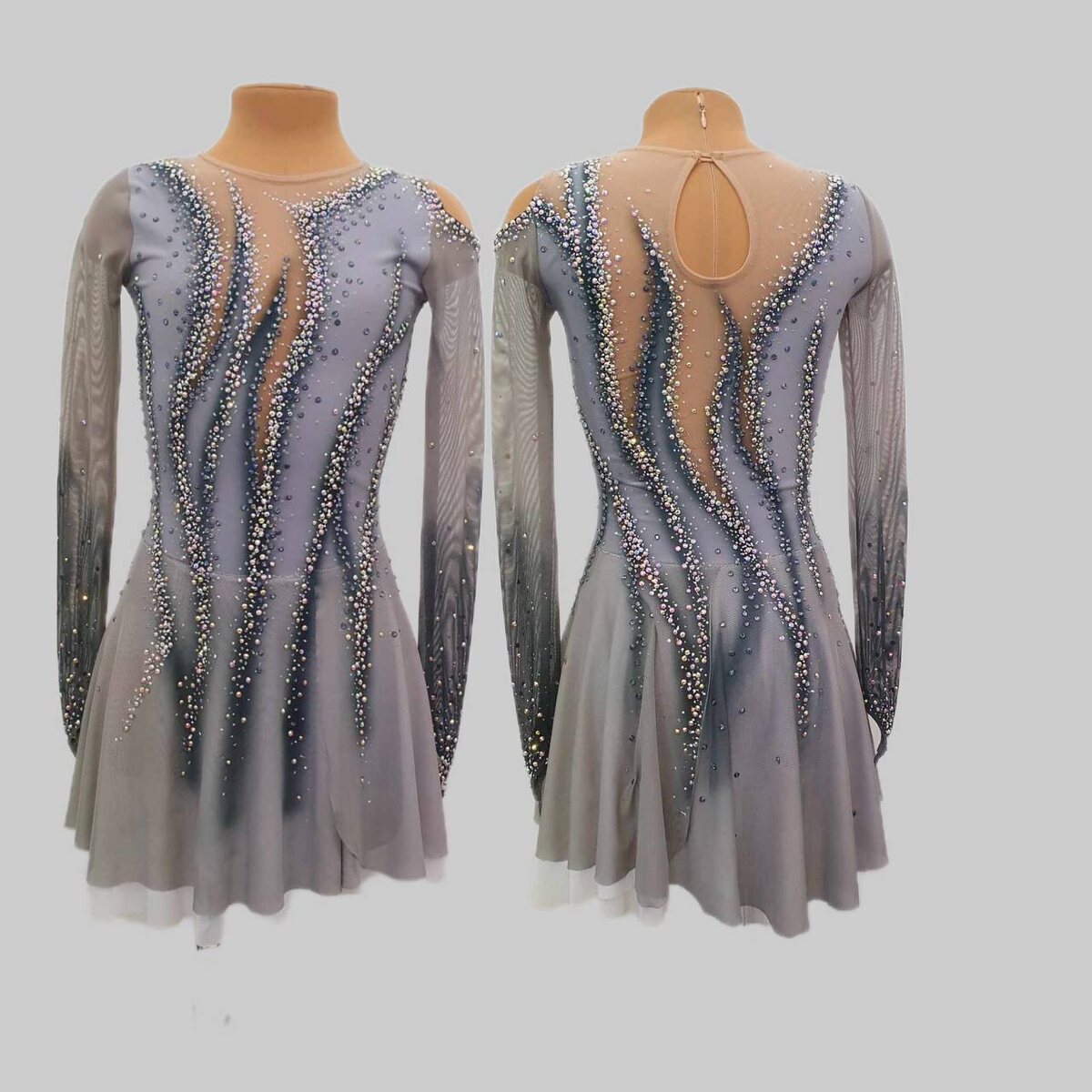 Аренда (прокат) платья для фигурного катания Океана 