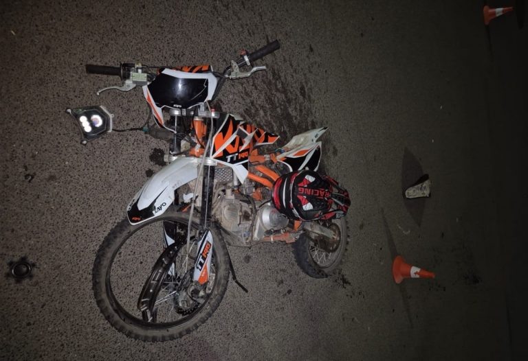    В Бузулуке в ДТП пострадал 18-летний водитель питбайка Оренбуржье