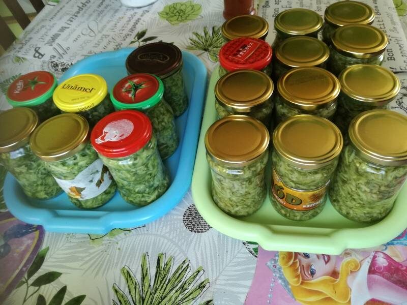 Тёртые огурцы по-польски