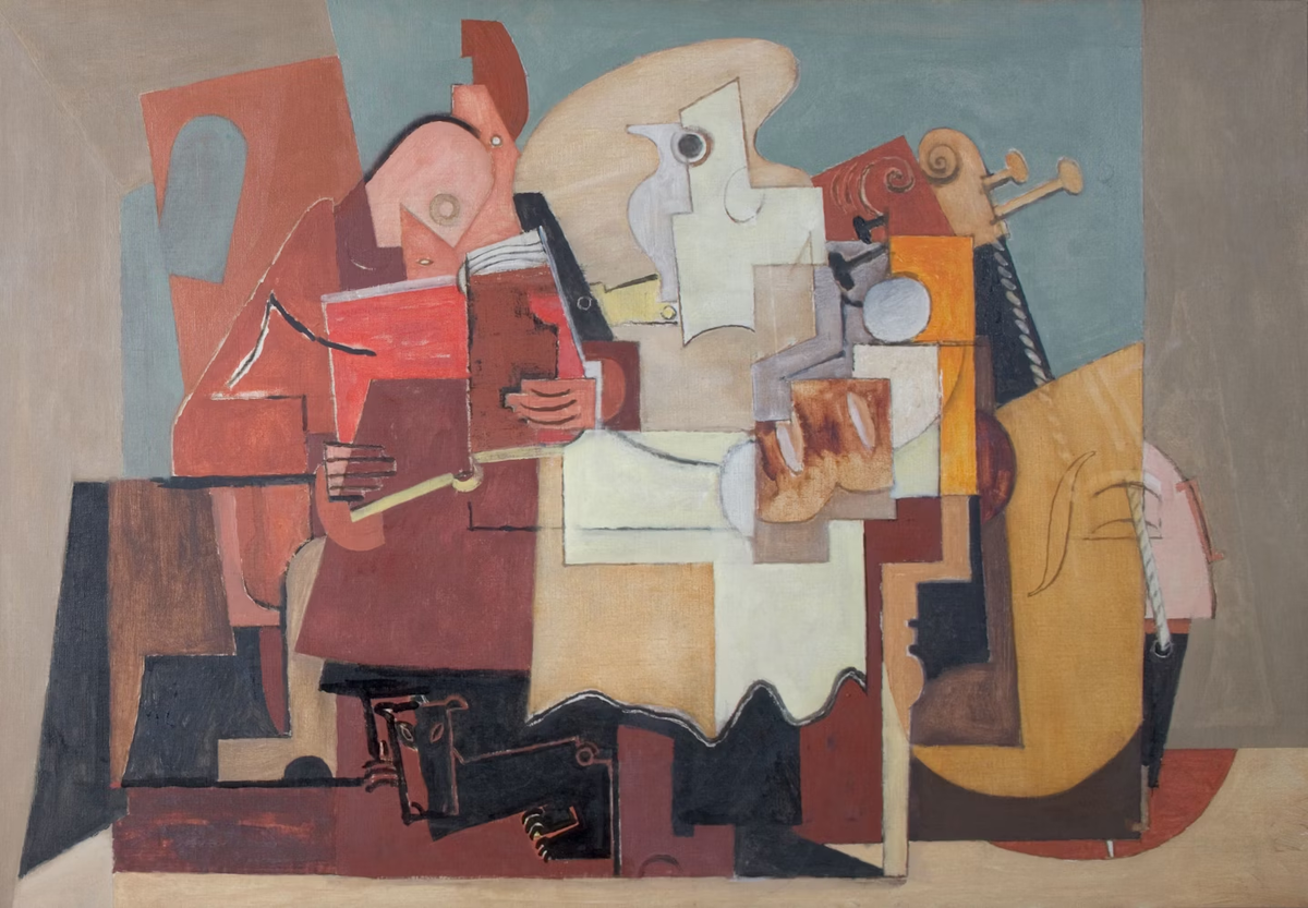 1951P97 Le Lecteur Description: 1951P97 Le Lecteur, 1937 Artist: Louis Marcoussis (d. 1941)