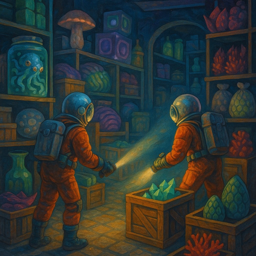 Здесь и далее картинки ChatGPT 4.5 иллюстрируют рассказы Шекли. Браннера и Мартина