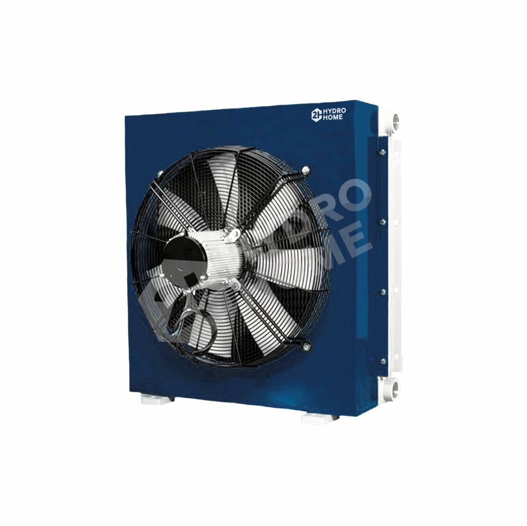 DHE50-500-DC24-P - Воздушно-масляный теплообменник 50-500 л/мин, теплоотдача 40-60 кВт, DC24, датчик