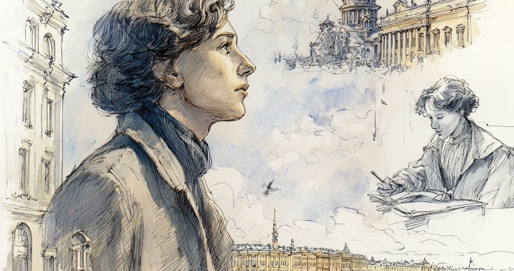 Попросила нейросеть нарисовать душу Петербурга. Вот что получилось