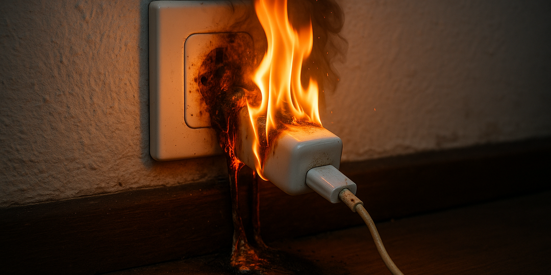 Почему нельзя оставлять зарядку в розетке!