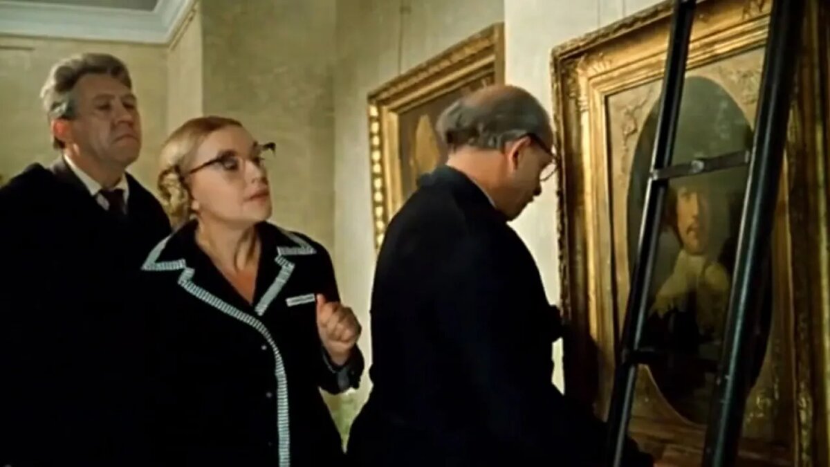 Кадр из культовой комедии Эльдара Рязанова "Старики-разбойники" (1971) 