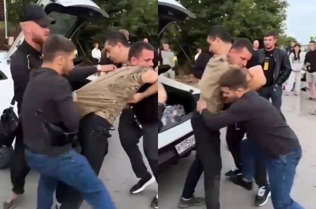    Прохожие разняли конфликтующих. Фото: Предоставлено героем публикации «АиФ-Новосибирск»