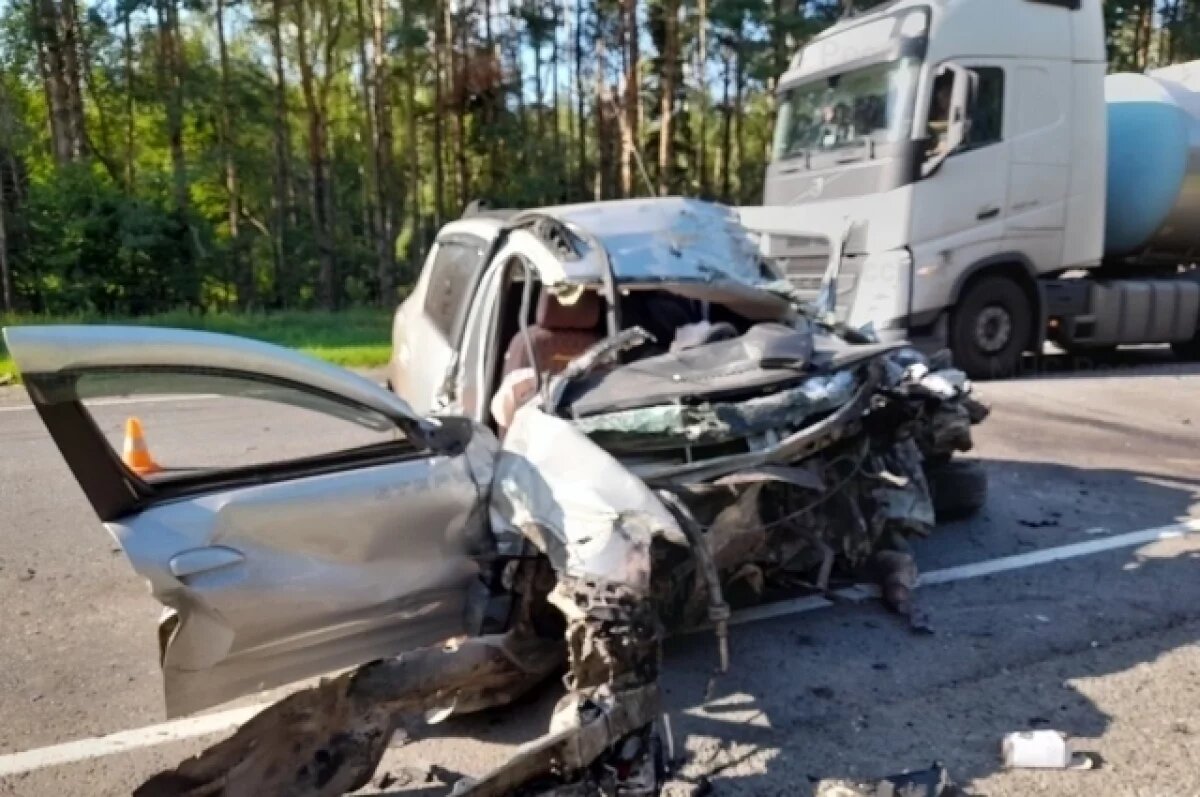    Устроивший тройное ДТП водитель Renault Sandero погиб на Брянщине