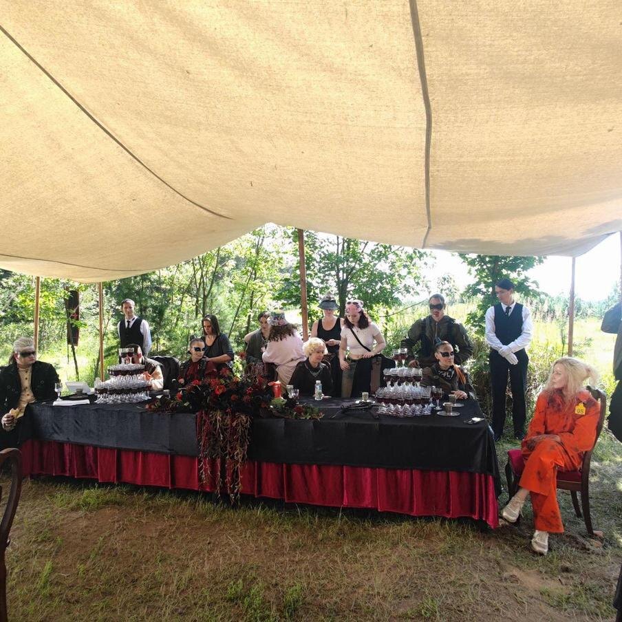 Шатёр на съёмочной площадке. @Оксана Чертова