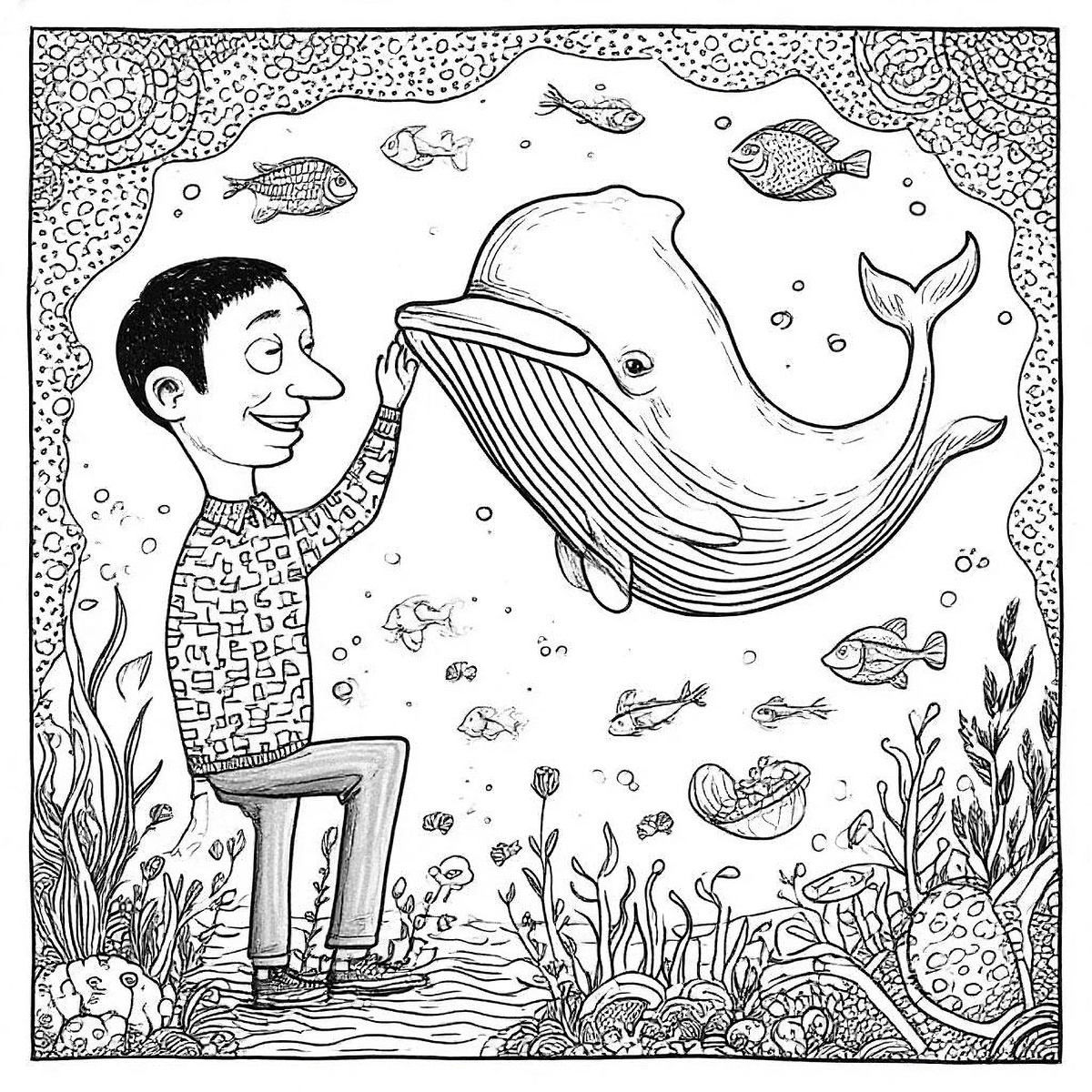 Человек и кит