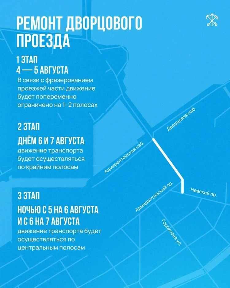   Капремонт на Невском проспекте стартовал с Дворцового проезда