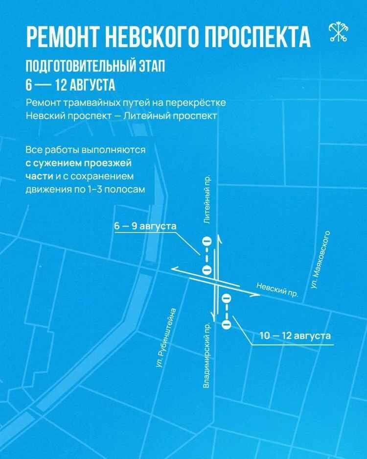    Капремонт на Невском проспекте стартовал с Дворцового проезда