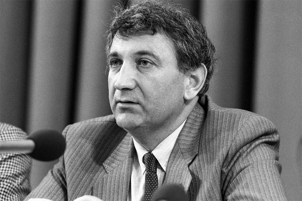    Секретарь правления Союза кинематографистов СССР, грузинский режиссер Эльдар Шенгелая. 1987 г. Фото: РИА Новости/ Рунов