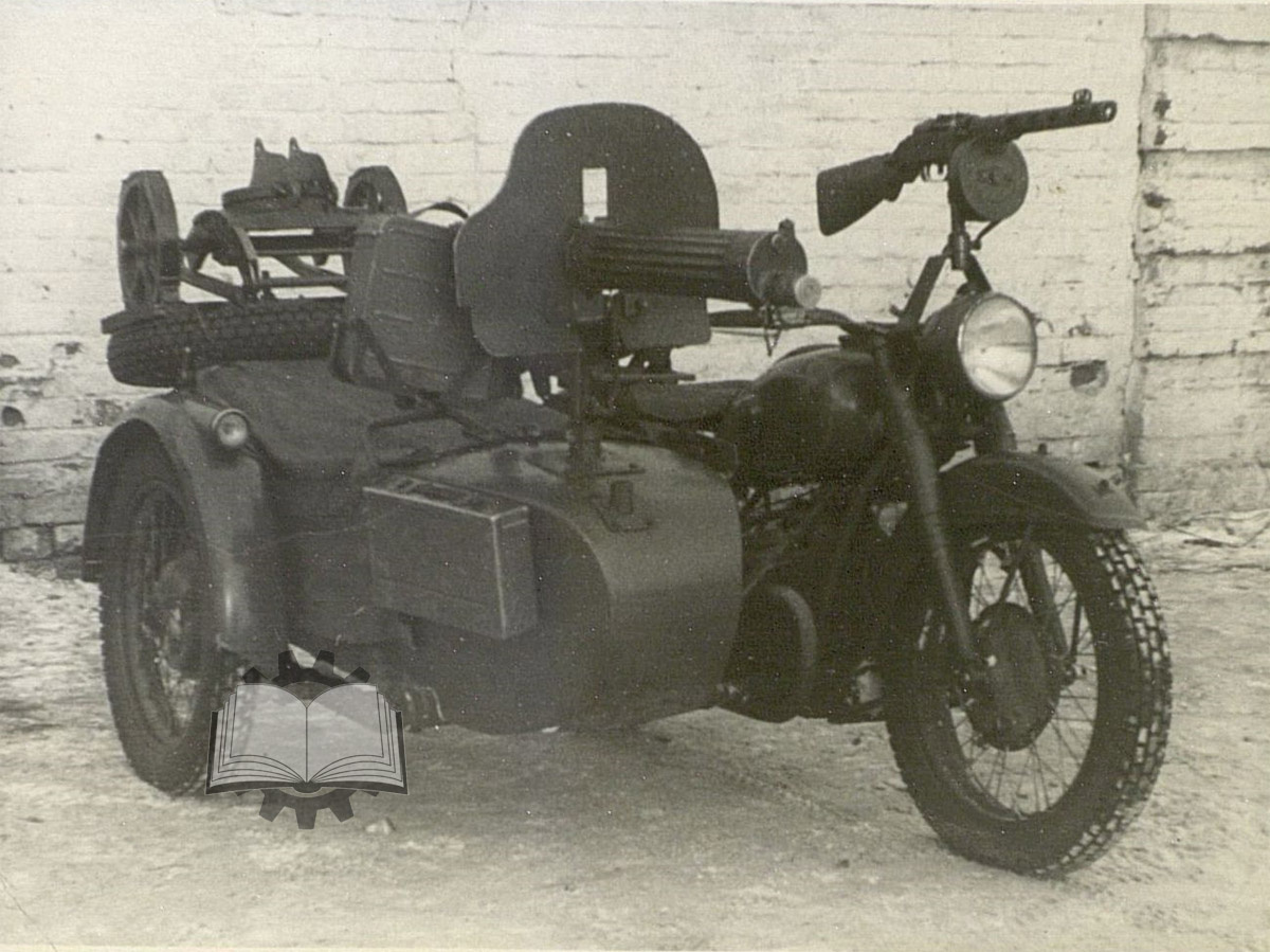 Вооруженный М-72, февраль 1942 года.