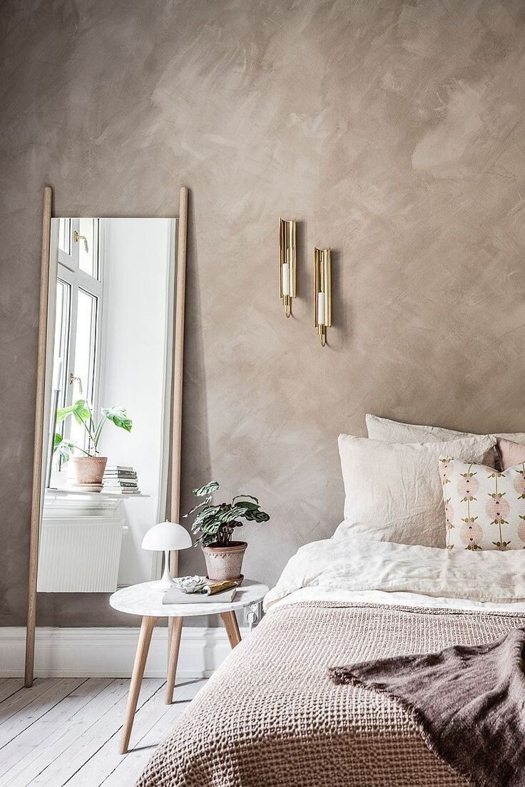 📸 [Фото взято из Pinterst: микроцемент, лён, бетон]