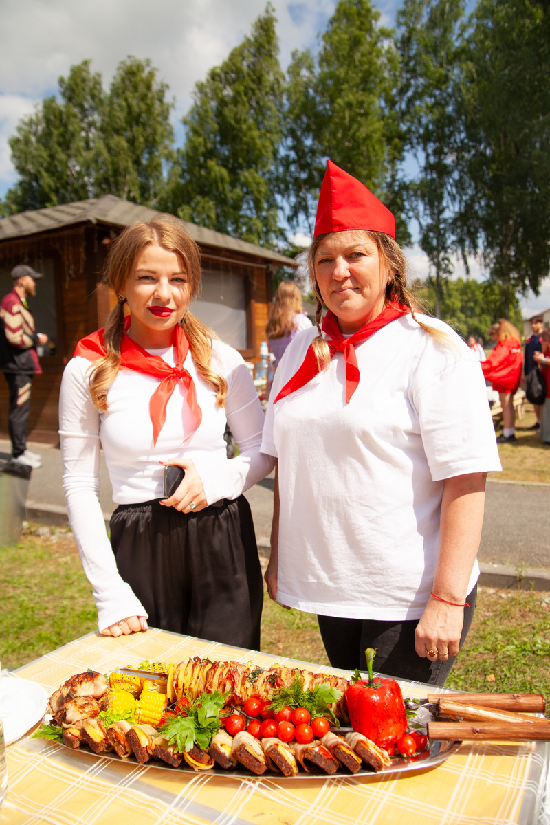 Праздник был пропитан духом пионерии