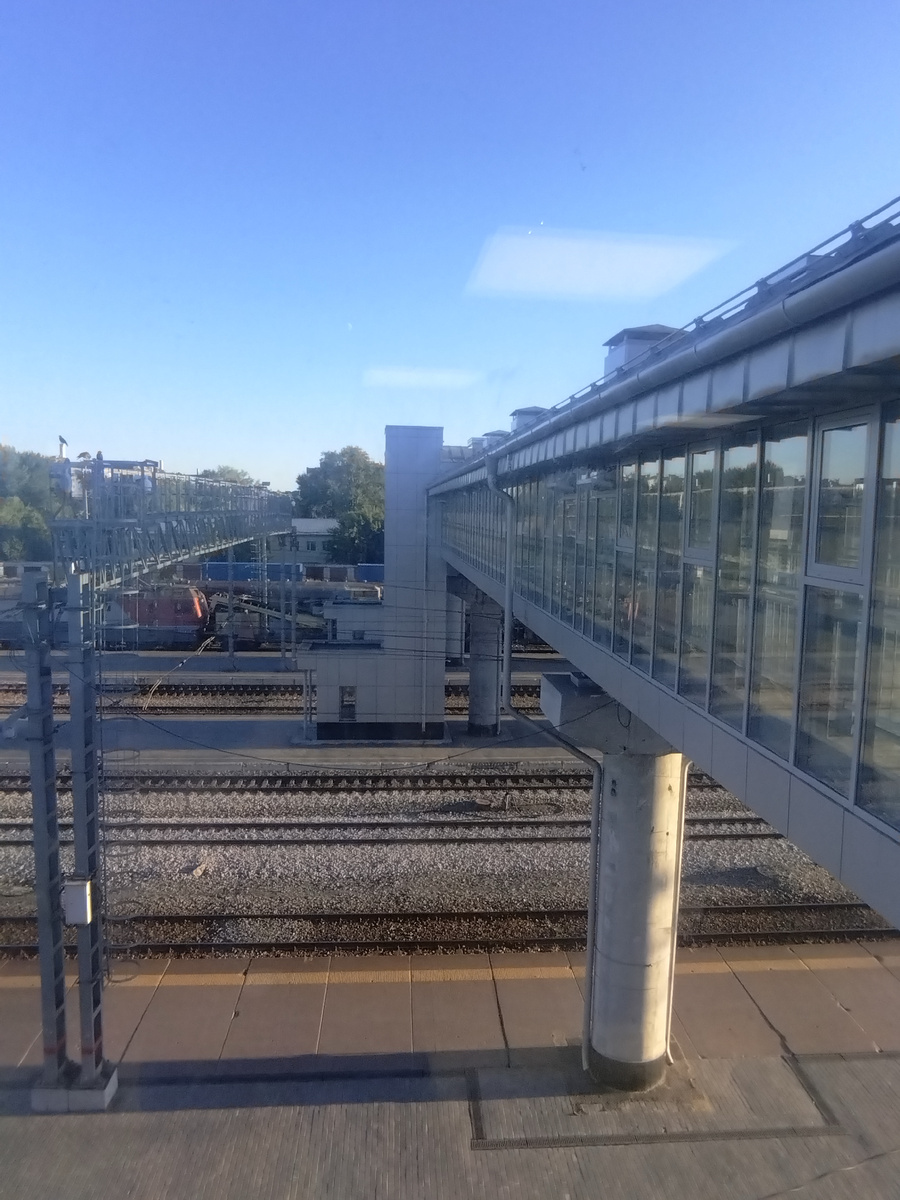 ЖД вокзал г. Тюмень, надземный переход