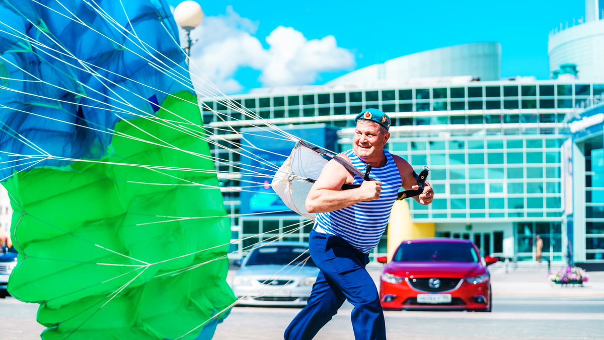    Десантники Ханты-Мансийска отметили 95-летие ВДВ