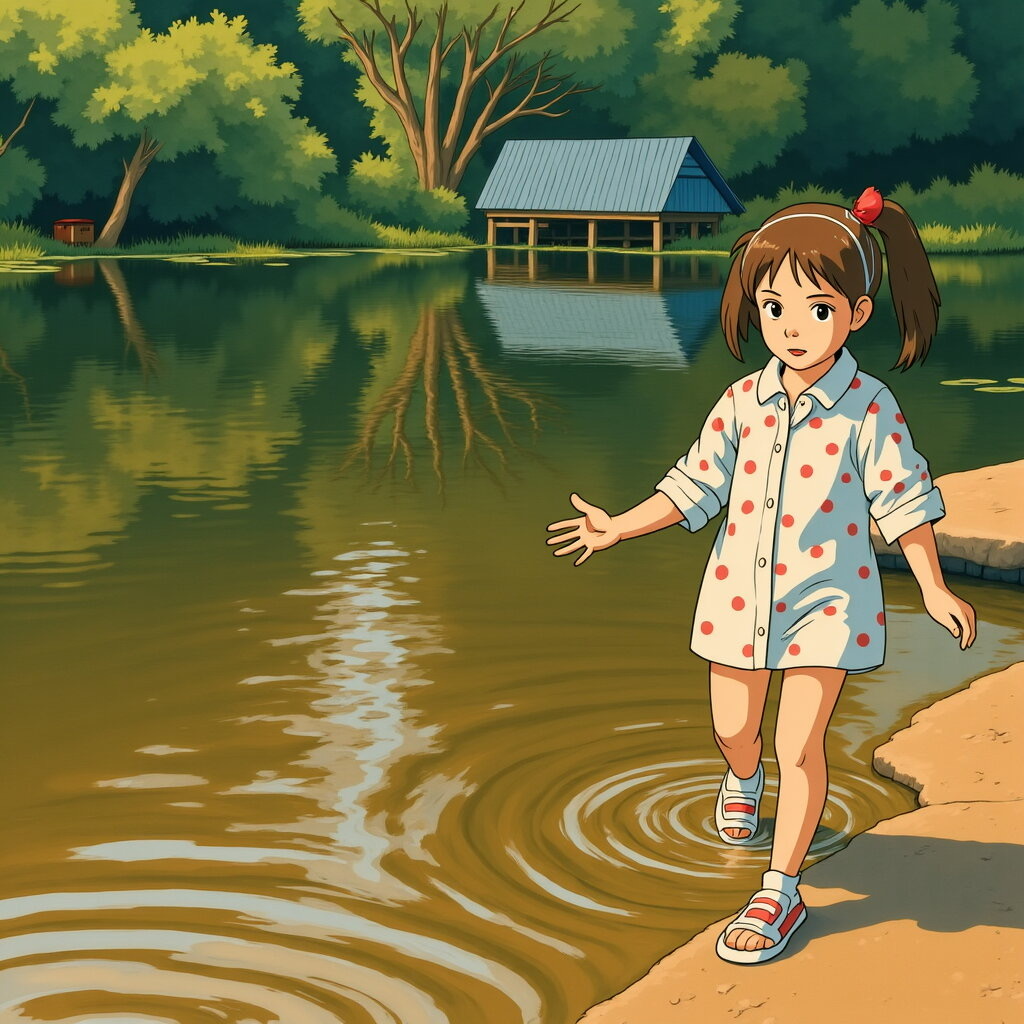 В одни из выходных мы ездили плавать на саббордах. Это прекрасное семейное увлечение. В это время София гуляла по пляжу на реке.