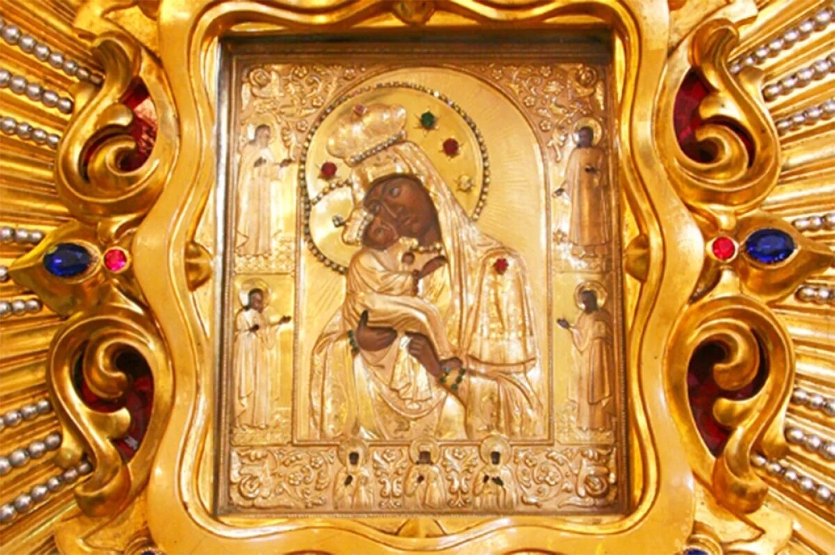     Список Почаевской иконы Божией Матери.