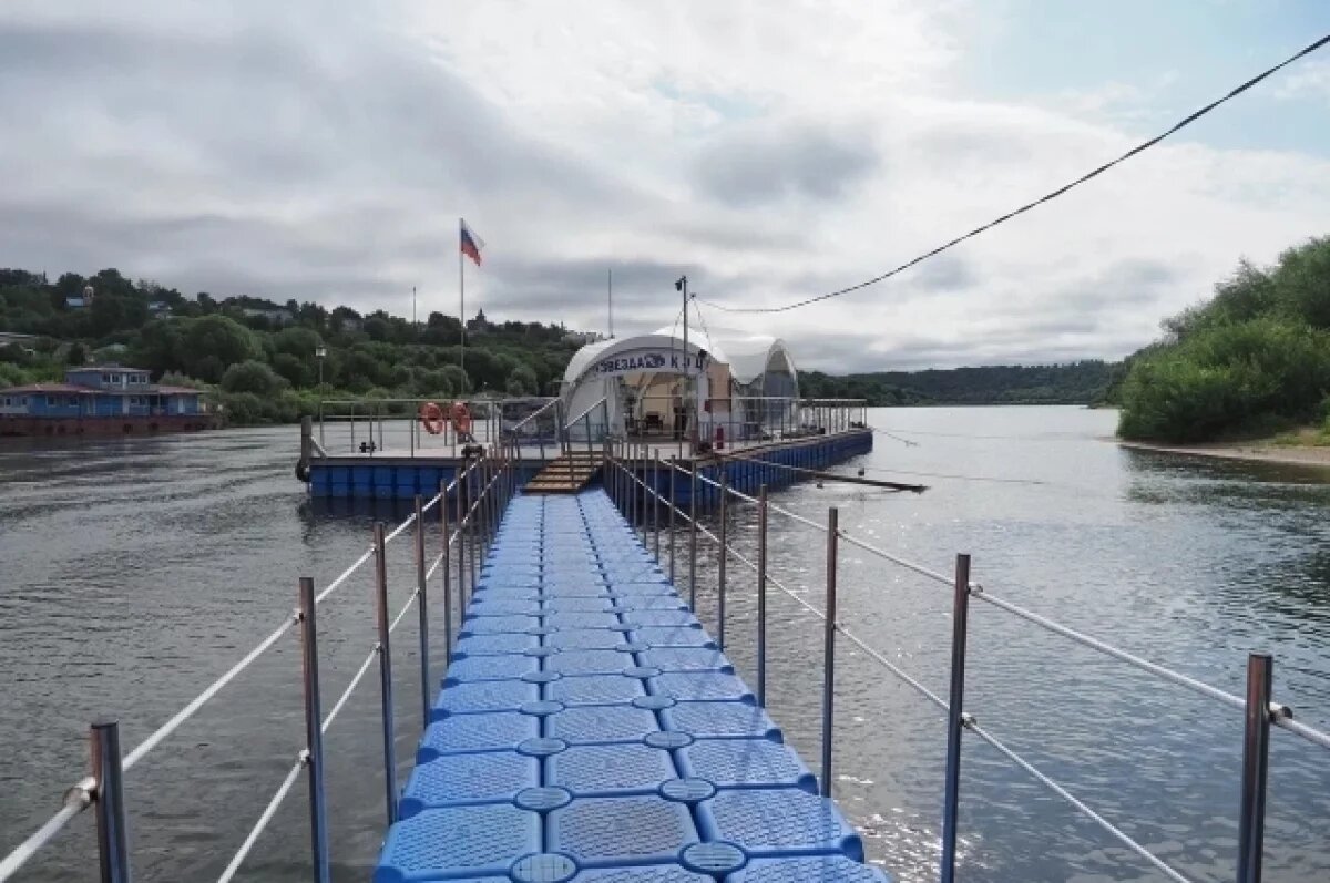    Пирс «Звезда КЭЦ» на Оке открыт для всех желающих.