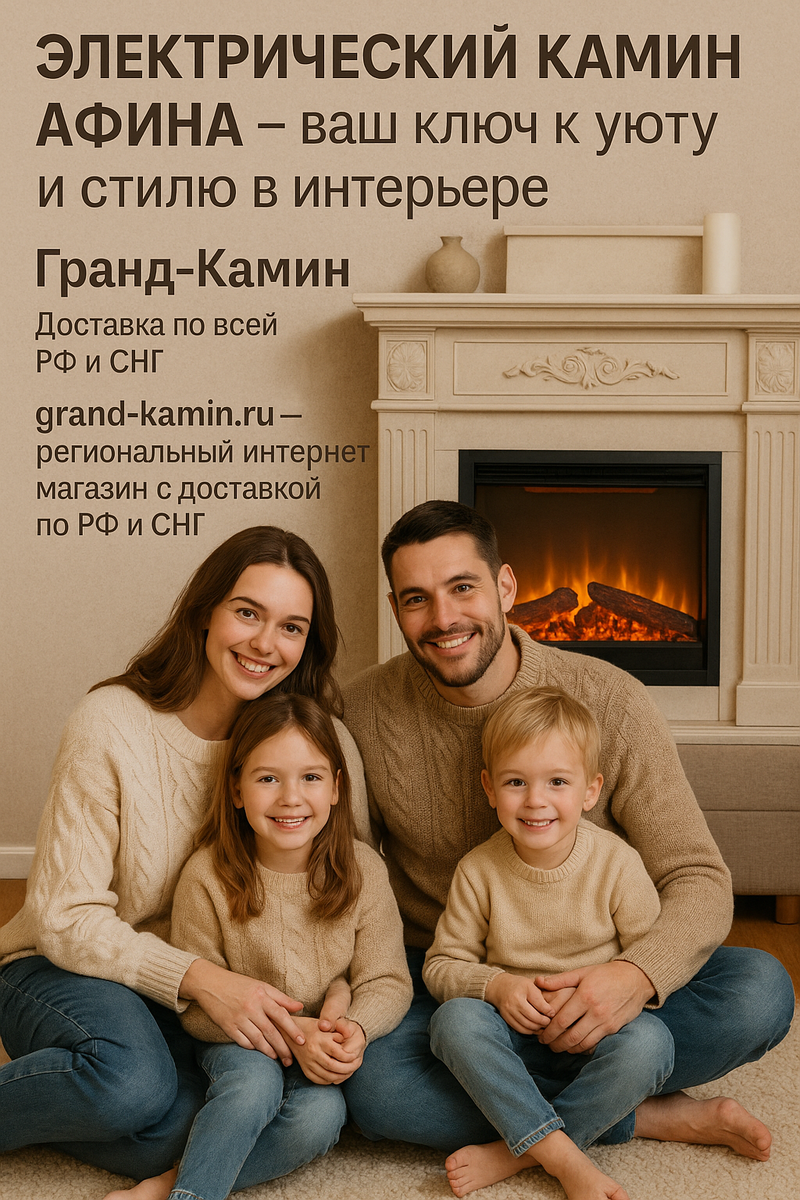    Электрический камин Афина: ваш ключ к уюту и стилю в интерьере Kamin