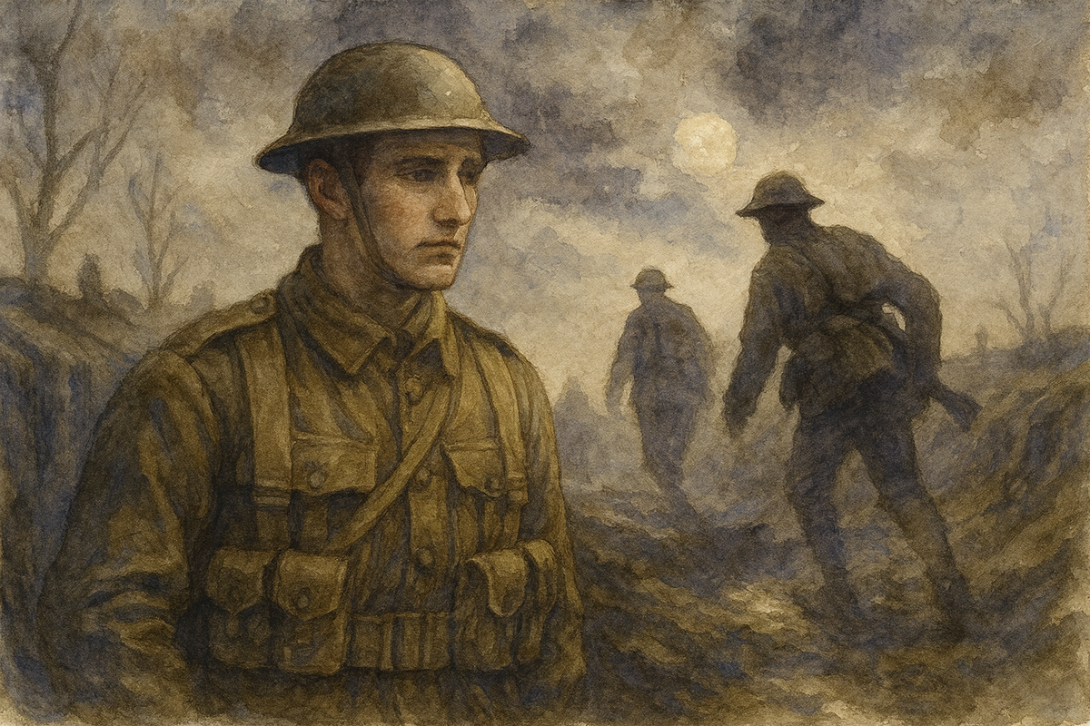 Ночная атака под Позьером, август 1916-го.