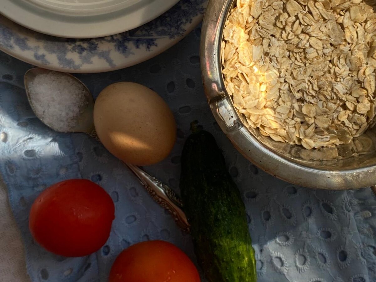 Простые продукты для завтрака